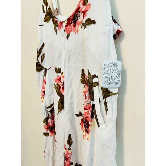 New FLYNN SKYE by FREE PEOPLE Floral Easy Rider Overalls Jumpsuit Size: Medium - Picture 5 of 8